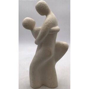 Mid Century Modern Haeger Pottery Couple Dancing Sculpture Abstract Statue 15"